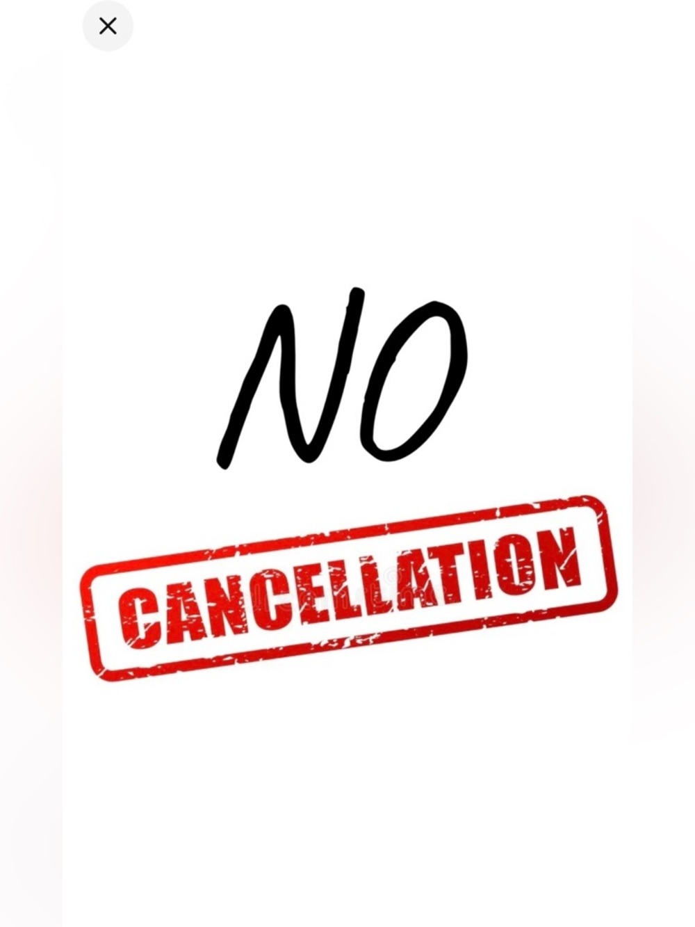 ‼️NO cancellation on ANY purchases❗️ NO exceptions❗️